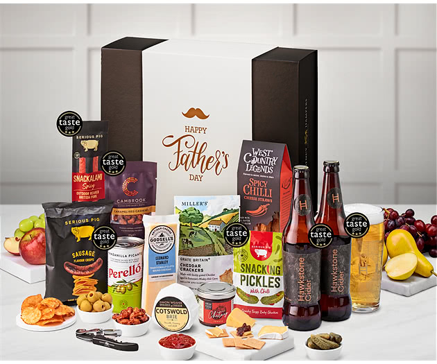 Father's Day Cotswold Cider & Cheese Box with Hawkstone Ciders
