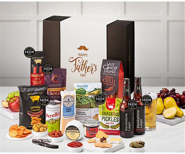 Father's Day Cotswold Craft Ale & Cheese Box with Hawkstone Lagers