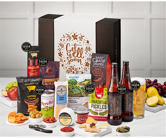 Get Well Soon Cotswold Cider & Cheese Box with Hawkstone Ciders