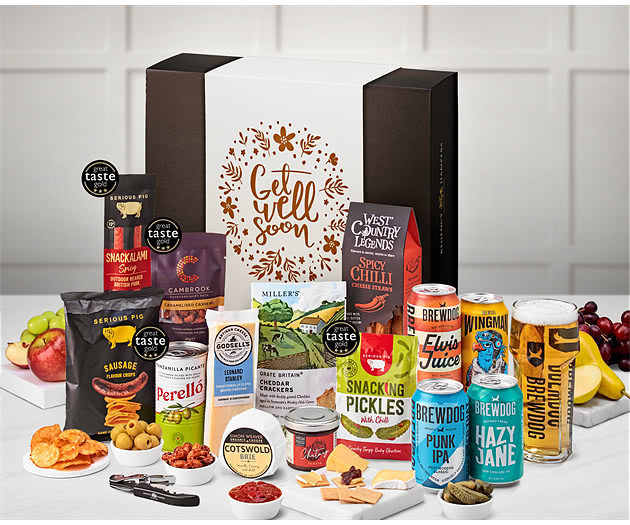 Get Well Soon Cotswold Craft Ale & Cheese Box with Brewdog Beer Selection