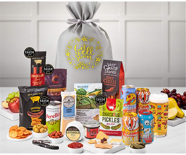 Get Well Soon Cotswold Craft Ale & Cheese Gift with Beavertown Ales