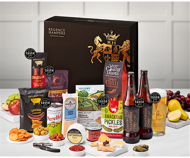 Good Luck Cotswold Cider & Cheese Box with Hawkstone Ciders