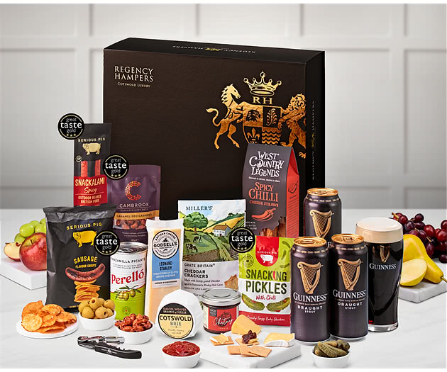Good Luck Cotswold Craft Ale & Cheese Box with Guinness Stout