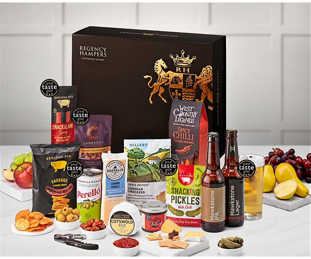 Good Luck Cotswold Craft Ale & Cheese Box with Hawkstone Beer Selection