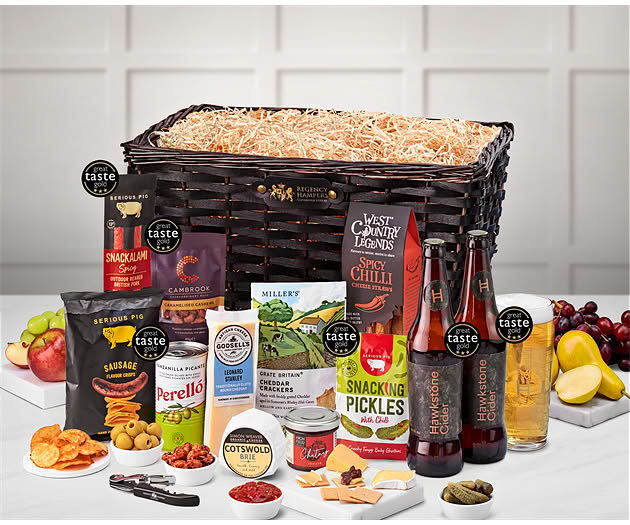 Good Luck Cotswold Cider & Cheese Tray with Hawkstone Ciders