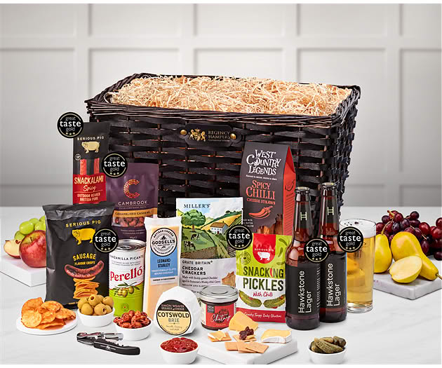 Good Luck Cotswold Craft Ale & Cheese Tray with Hawkstone Lagers