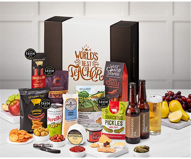 Great Teacher Cotswold Craft Ale & Cheese Box with Hawkstone Ales