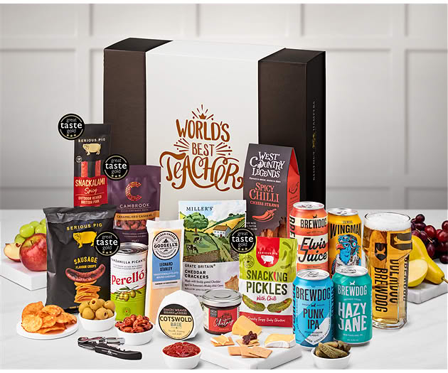 Great Teacher Cotswold Craft Ale & Cheese Box with Brewdog Beer Selection