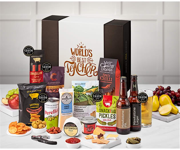 Great Teacher Cotswold Craft Ale & Cheese Box with Hawkstone Beer Selection