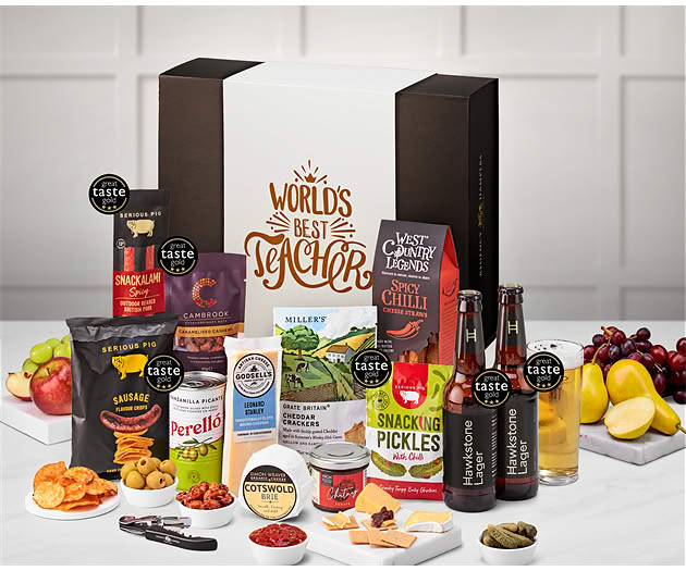 Great Teacher Cotswold Craft Ale & Cheese Box with Hawkstone Lagers