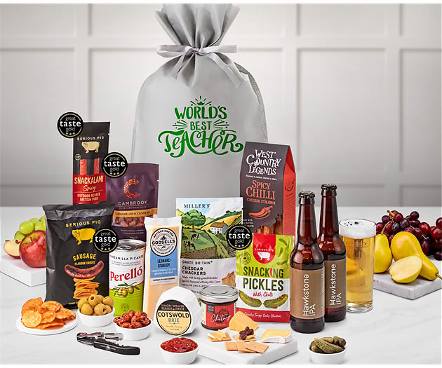 Great Teacher Cotswold Craft Ale & Cheese Gift with Hawkstone Ales