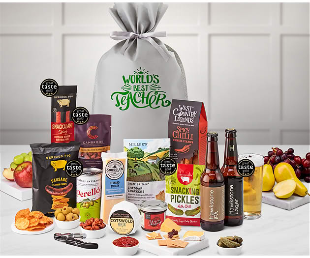 Great Teacher Cotswold Craft Ale & Cheese Gift with Hawkstone Beer Selection