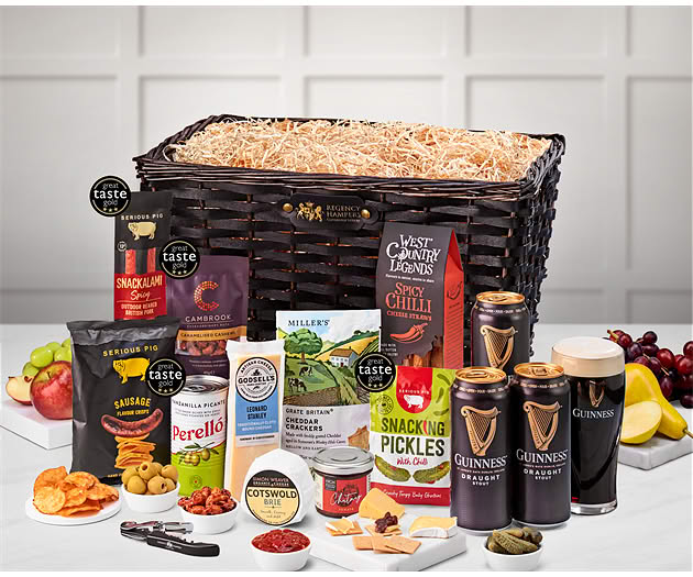 New Home Cotswold Craft Ale & Cheese Tray with Guinness Stout