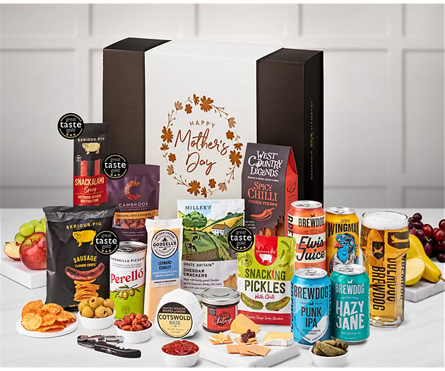 Mother's Day Cotswold Craft Ale & Cheese Box with Brewdog Beer Selection