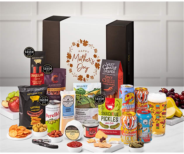 Mother's Day Cotswold Craft Ale & Cheese Box with Beavertown Ales