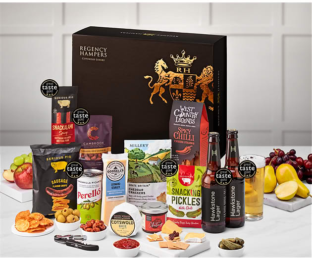 Cotswold Craft Ale & Cheese Box with Hawkstone Lagers