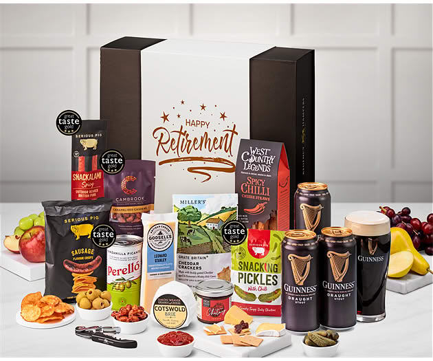 Retirement Cotswold Craft Ale & Cheese Box with Guinness Stout