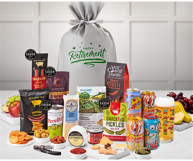 Retirement Cotswold Craft Ale & Cheese Gift with Beavertown Ales