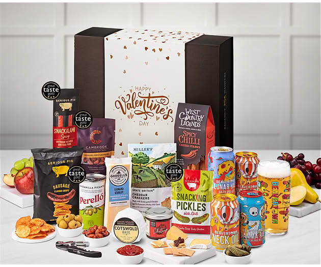 Valentine's Day Cotswold Craft Ale & Cheese Box with Beavertown Ales