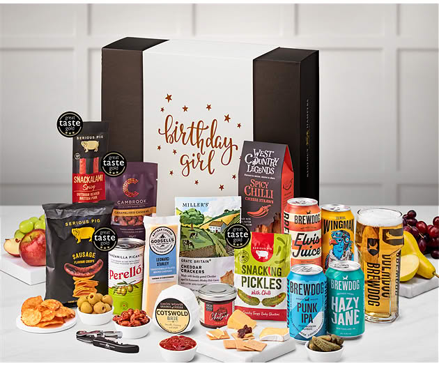Birthday For Her Cotswold Craft Ale & Cheese Box with Brewdog Beer Selection