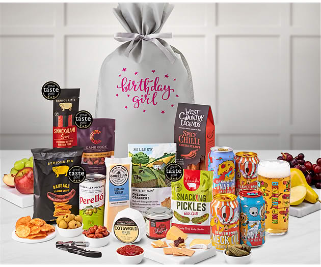 Birthday For Her Cotswold Craft Ale & Cheese Gift with Beavertown Ales