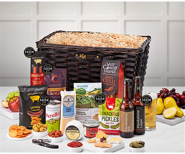 Birthday For Her Cotswold Craft Ale & Cheese Tray with Hawkstone Beer Selection