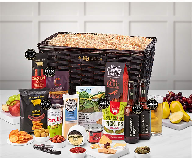 Birthday For Her Cotswold Craft Ale & Cheese Tray with Hawkstone Lagers