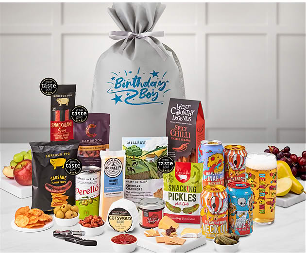 Birthday For Him Cotswold Craft Ale & Cheese Gift with Beavertown Ales