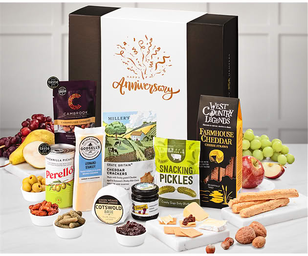 Anniversary Cotswold Cheese & Snacking Box