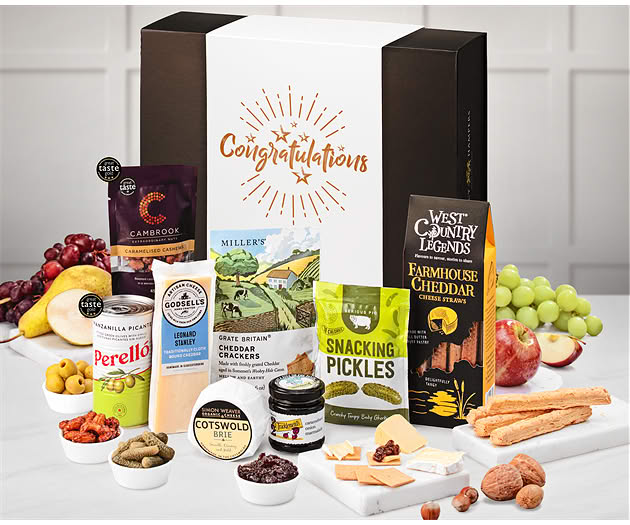 Congratulations Cotswold Cheese & Snacking Box