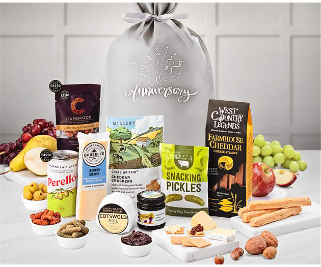 Anniversary Cotswold Cheese & Snacking Gift