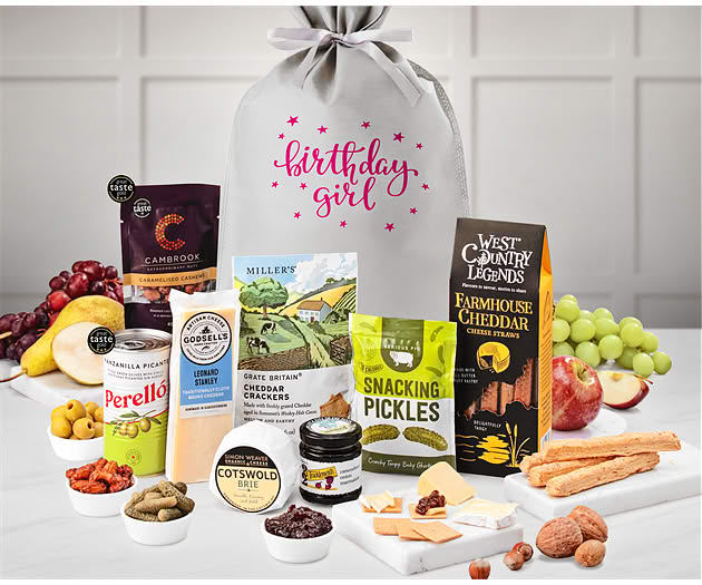Birthday For Her Cotswold Cheese & Snacking Gift