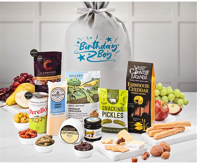Birthday For Him Cotswold Cheese & Snacking Gift