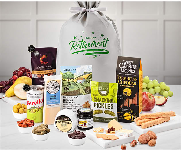 Retirement Cotswold Cheese & Snacking Gift