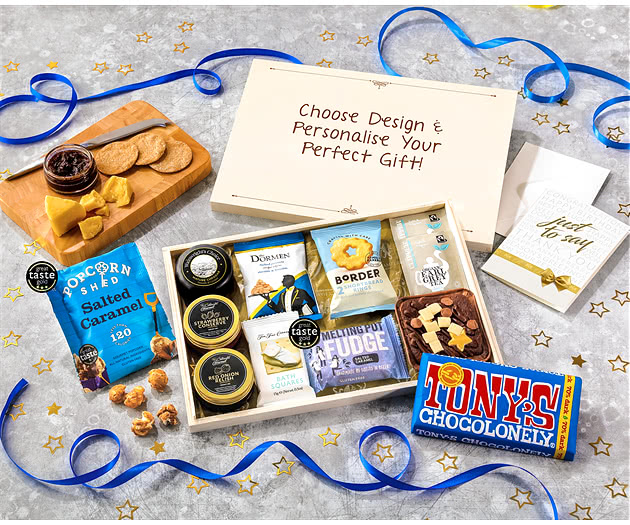 Biscuit, Cheese & Cake Tea Time Letterbox Hamper