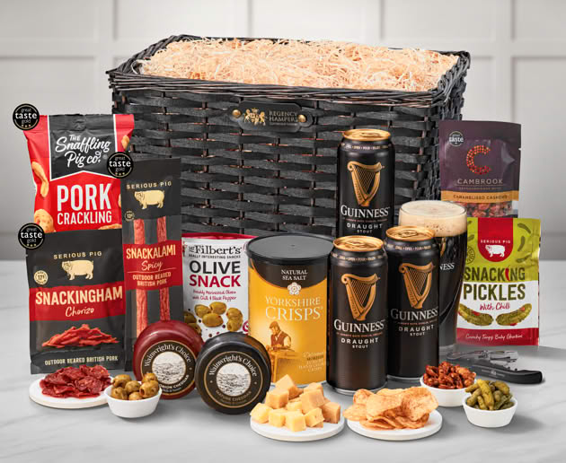 Thank You Cheese & Pub Snacks Hamper with Guinness