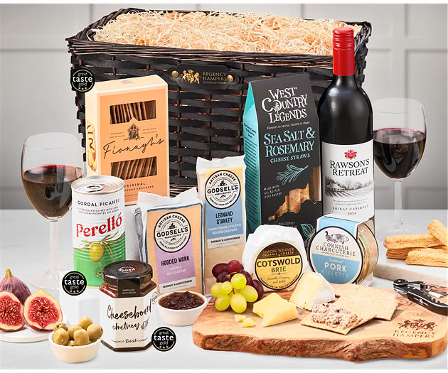 Thank You Red Wine, Cheese & Rillette Hamper