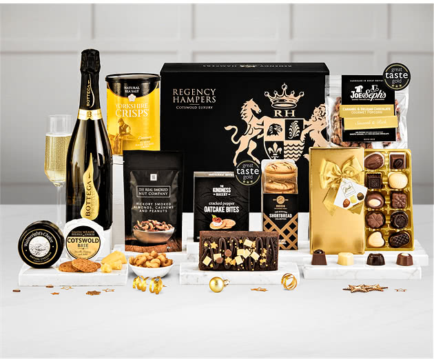 Christmas Cracker Hamper With Sparkling Prosecco