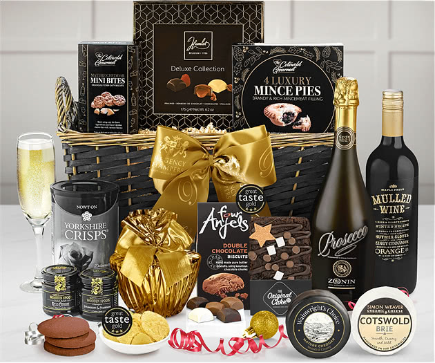 Christmas Tradition Hamper With Sparkling Prosecco & Mulled Wine