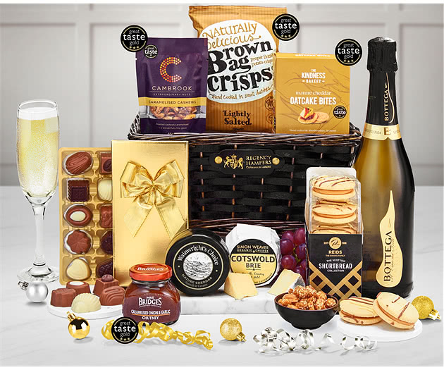 Christmas Carol Hamper With Sparkling Prosecco