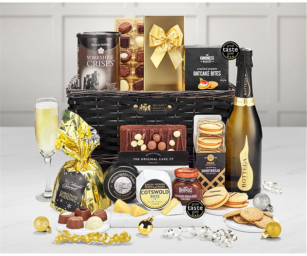 Jolly Holly Hamper With Sparkling Prosecco