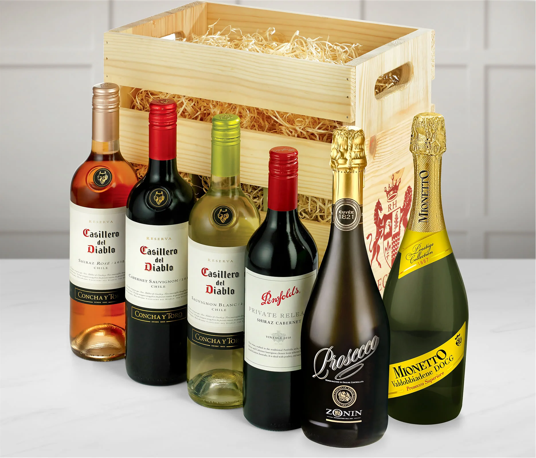 Christmas Wine Crate