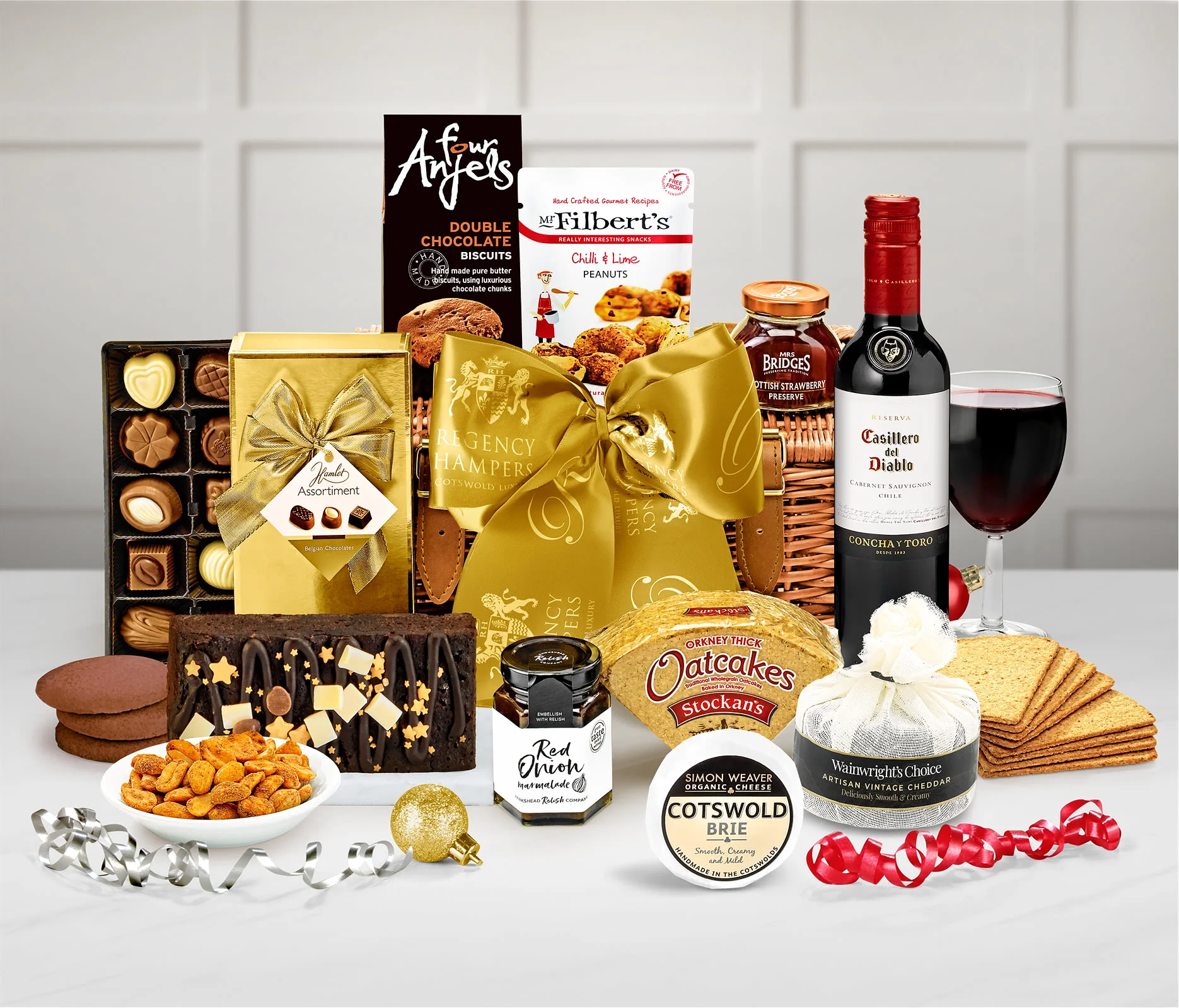 Red Wine Christmas Hamper for Him